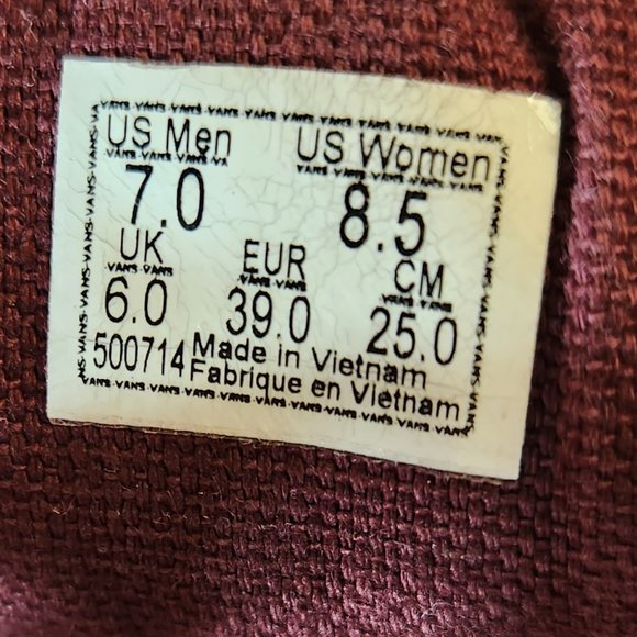 VANS Multiple Color Suede/ Canvas Old Skool Sneaker Men (7.0)/ Women (8.5) - Picture 10 of 10